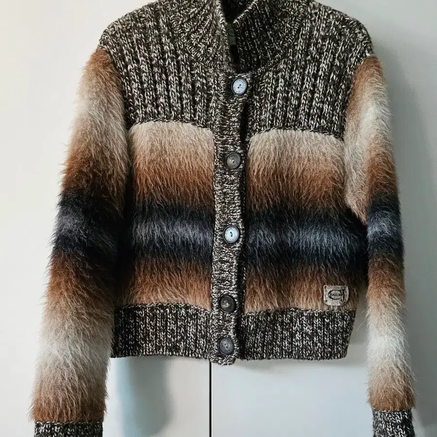 까발리 진스 by 로베르토 까발리 따뜻한 알파카 가디건 Roberto Cavalli