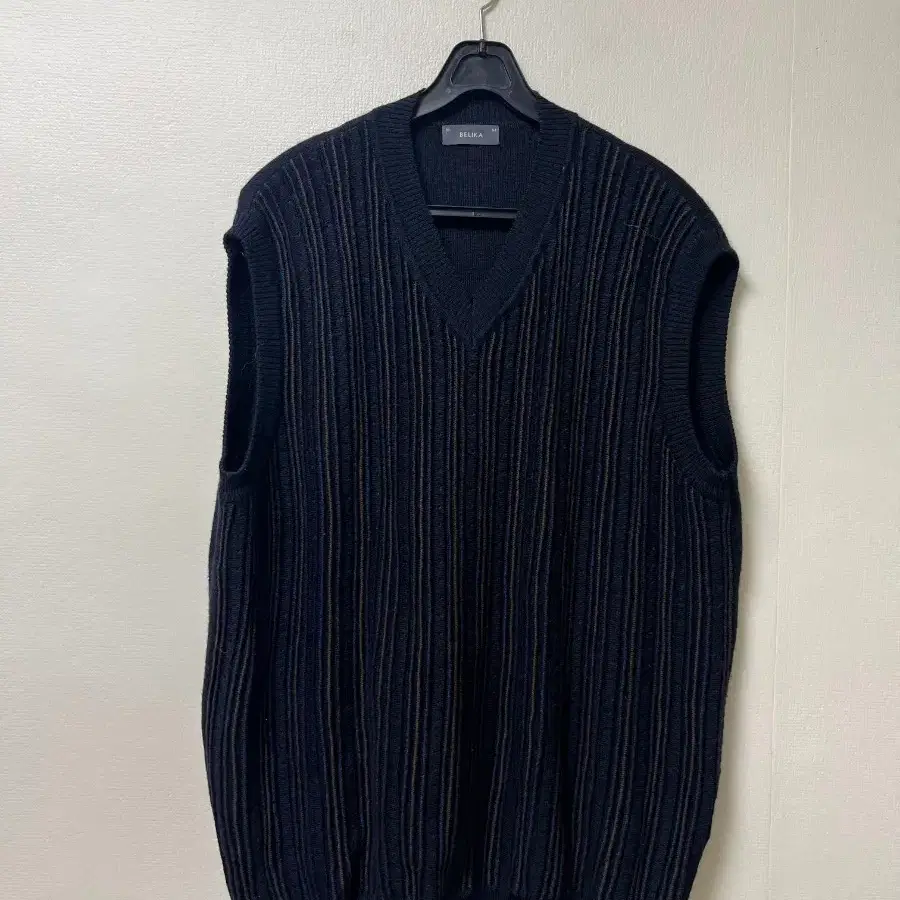 BELIKA 남성 니트 조끼 XL