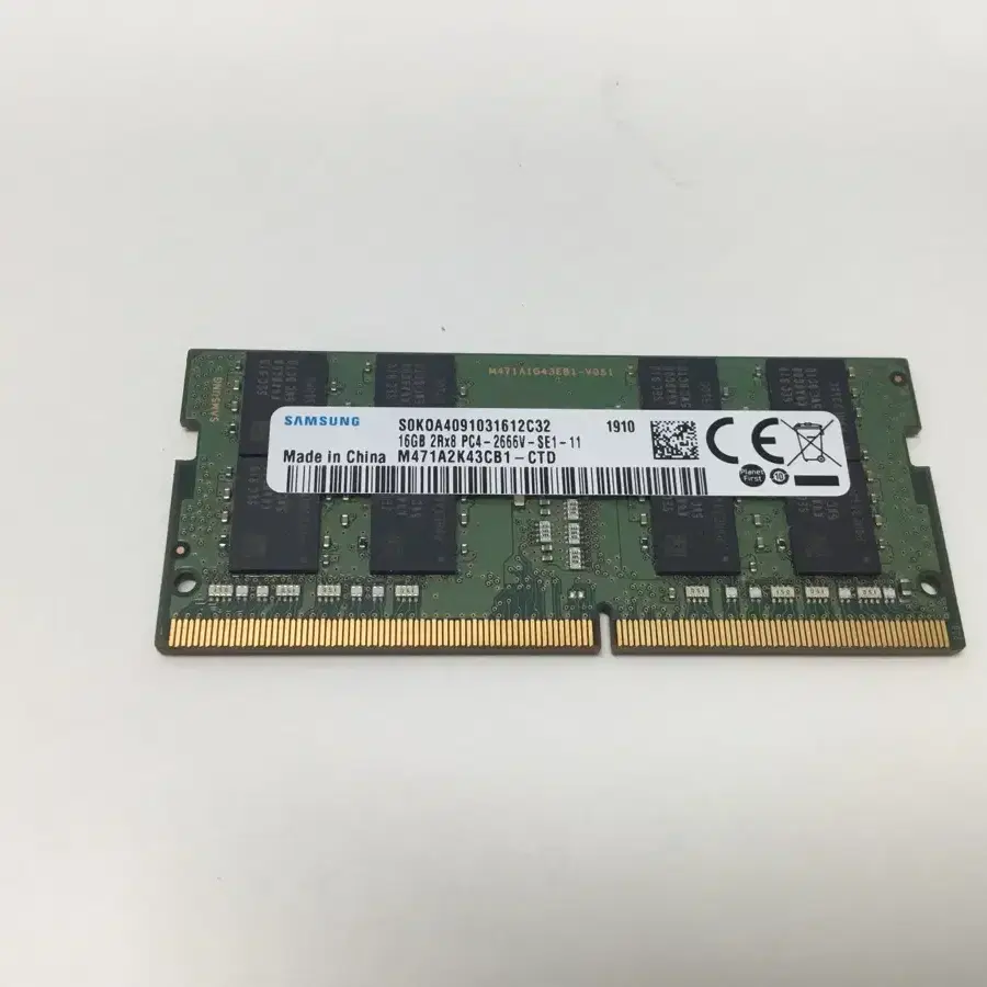 삼성전자 16GB DDR4 PC4-2666V 노트북 램