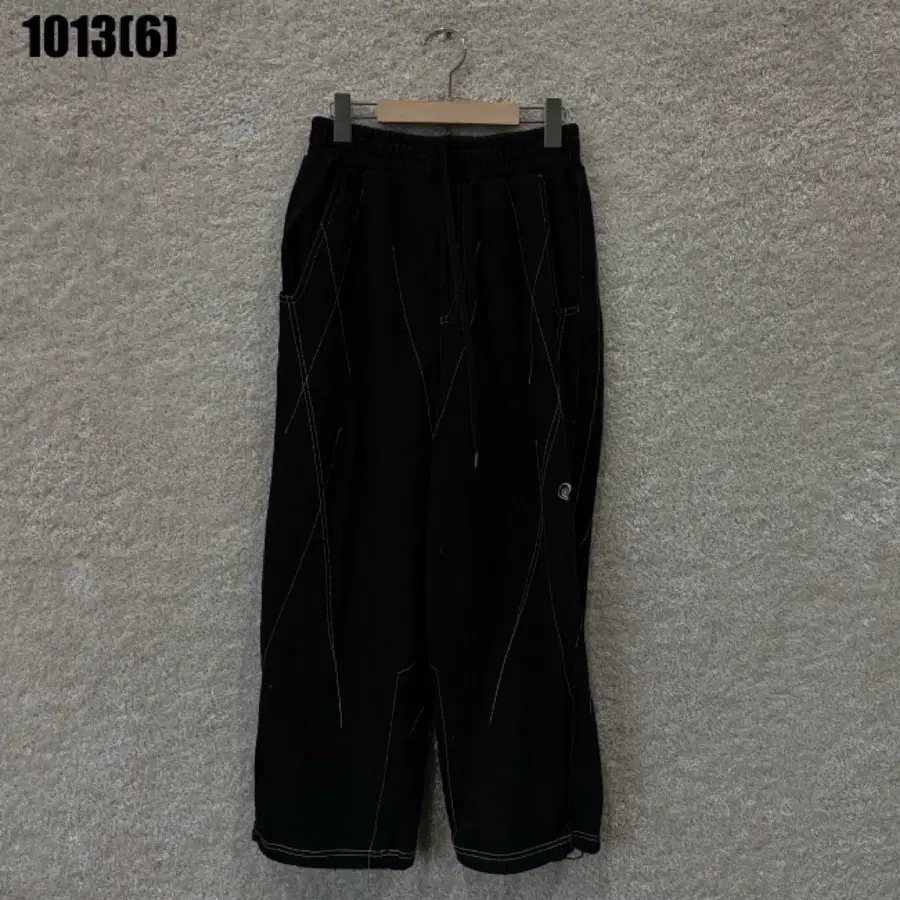 트래버 블랙 스티치 트레이닝 와이드 팬츠 M 1013