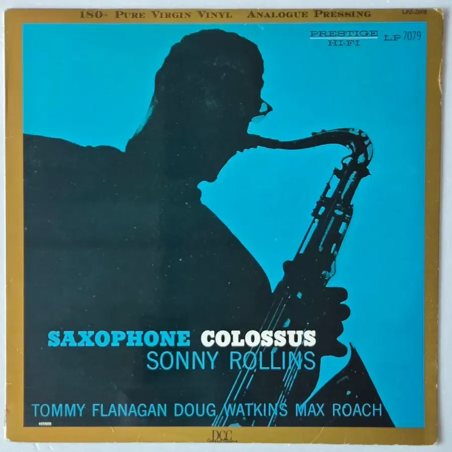 Sonny Rollins -  Saxophone Colossus LP ( 1995년 DCC 180g 미국 한정반, AAA방식 오디오파일 )