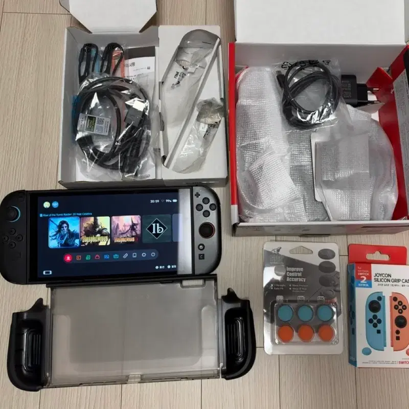닌텐도 스위치2 기본세트 + 게임4개 + 악세사리 일괄 판매해요