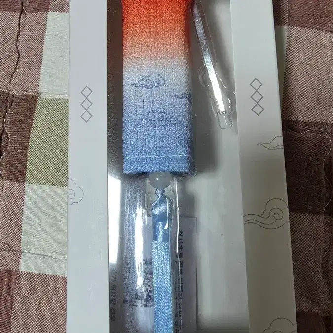맘스터치 행운맞이 청사초롱 키링 레드