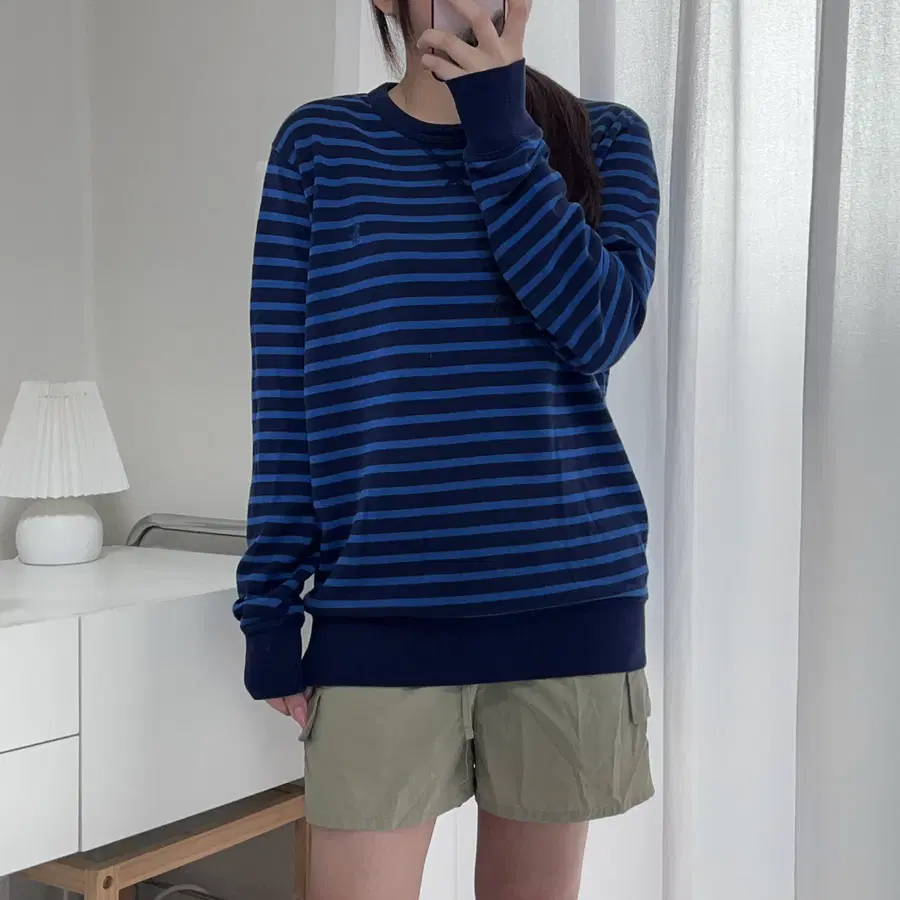 폴로 네이비블루 / 네이비포니 맨투맨 [ M ]