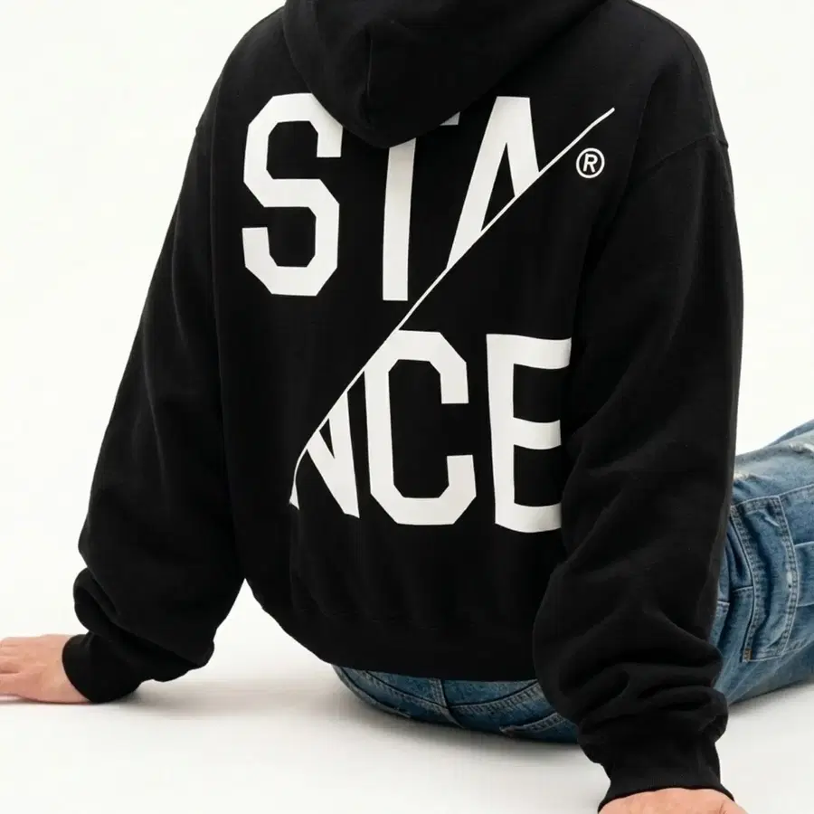 스텐스 서울 STANCE 백로고 오버핏 후디
