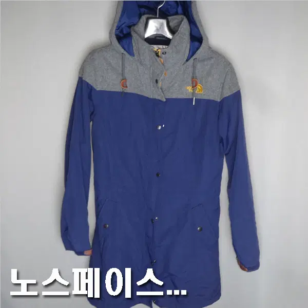 노스페이스/여성100/양모배색바람막이롱후드자켓등산점퍼/1342/달순구제171