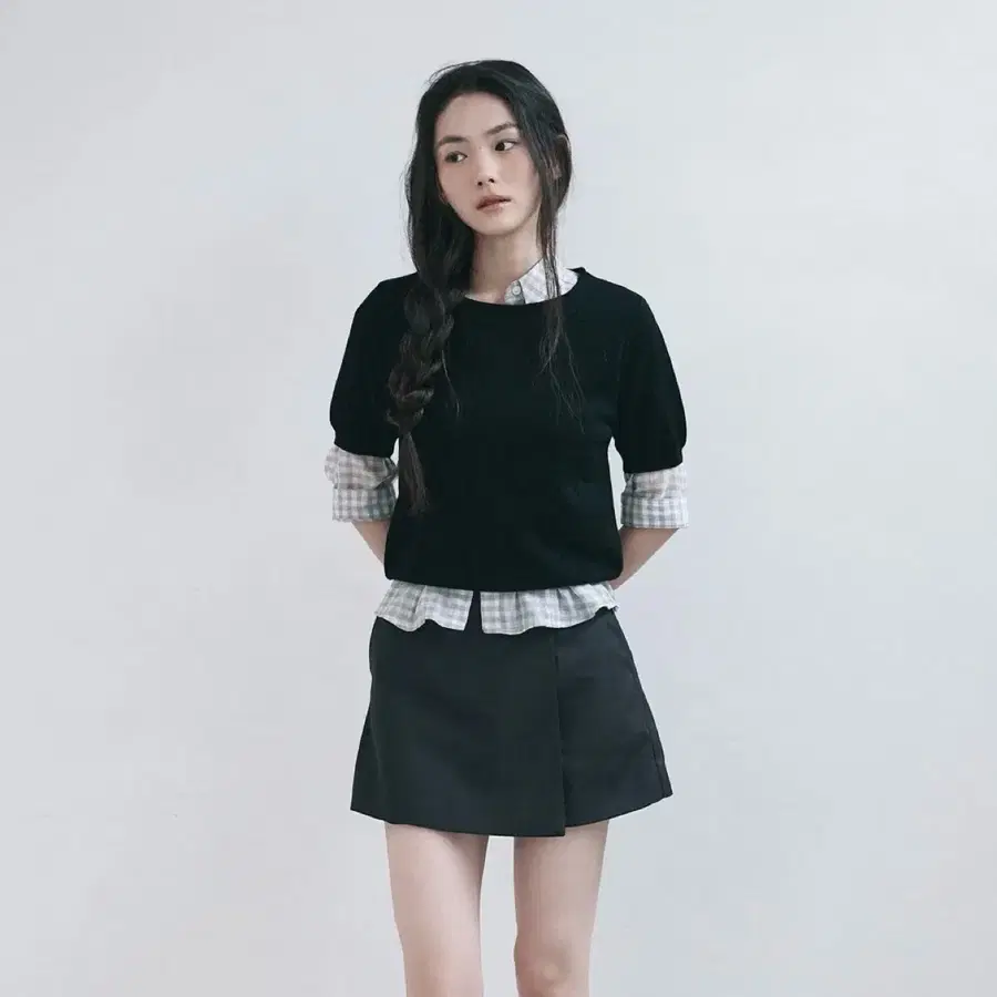 [새상품] 윤슬 엘리나 Elina 체크 셔츠
