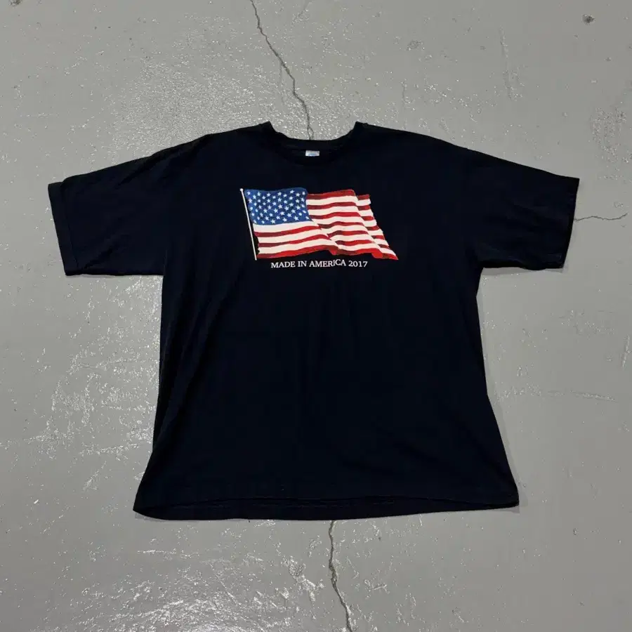 Made in USA America 2017 성조기 빈티지 반팔 티셔츠