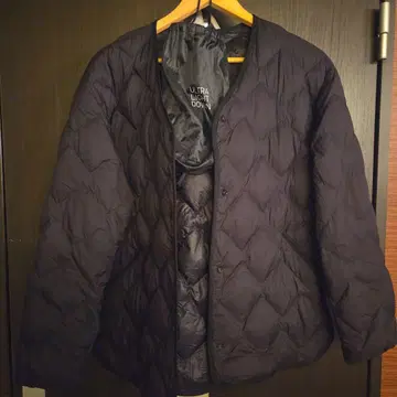 UNIQLO 울트라 라이트 다운 자켓 블랙 XL