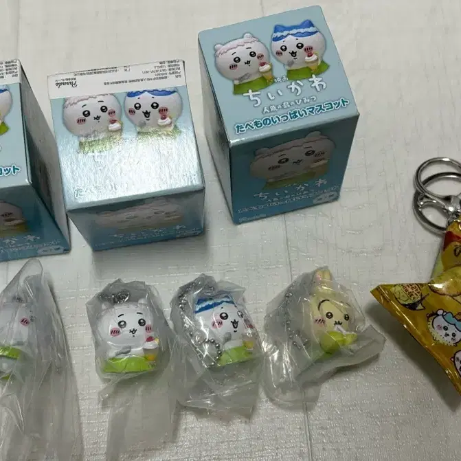 미개봉) 치이카와 먼작귀 인어섬 타베모노 가챠 키링