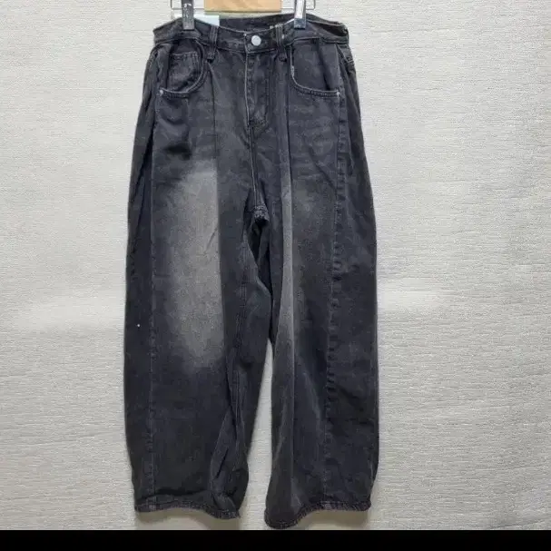 z477 흑청 와이드 팬츠
