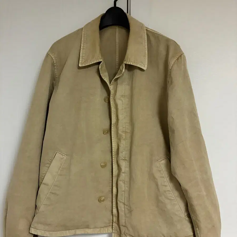 Auralee AURALEE GARMENT-DYED FINX LIGHT CHINO BLOUSON
