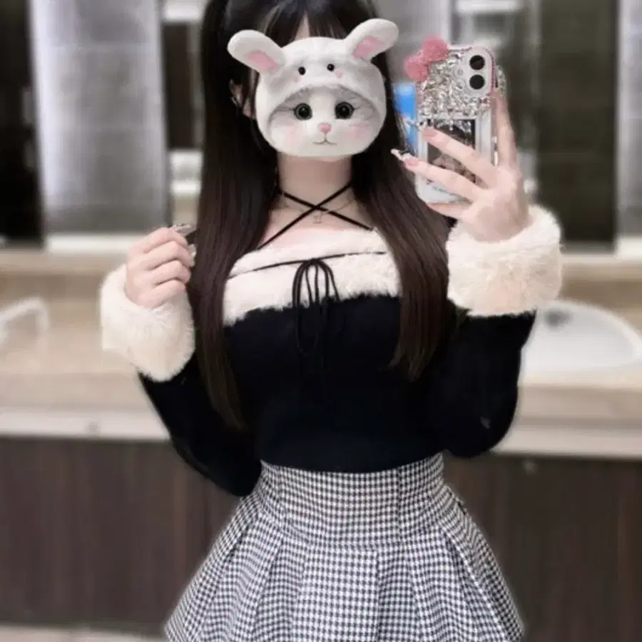 grl 일녀 블랙 상의 티셔츠