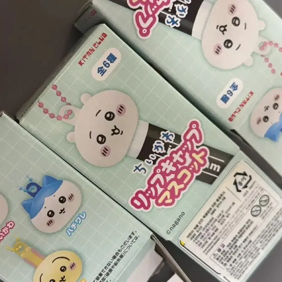 먼작귀 치이카와 립밤 캡 마스코트 키링(치이카와,모몽가)