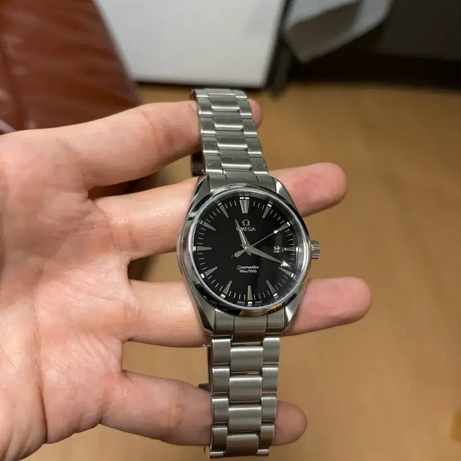 오메가 아쿠아테라 1세대 쿼츠 검판 2517.50 39mm