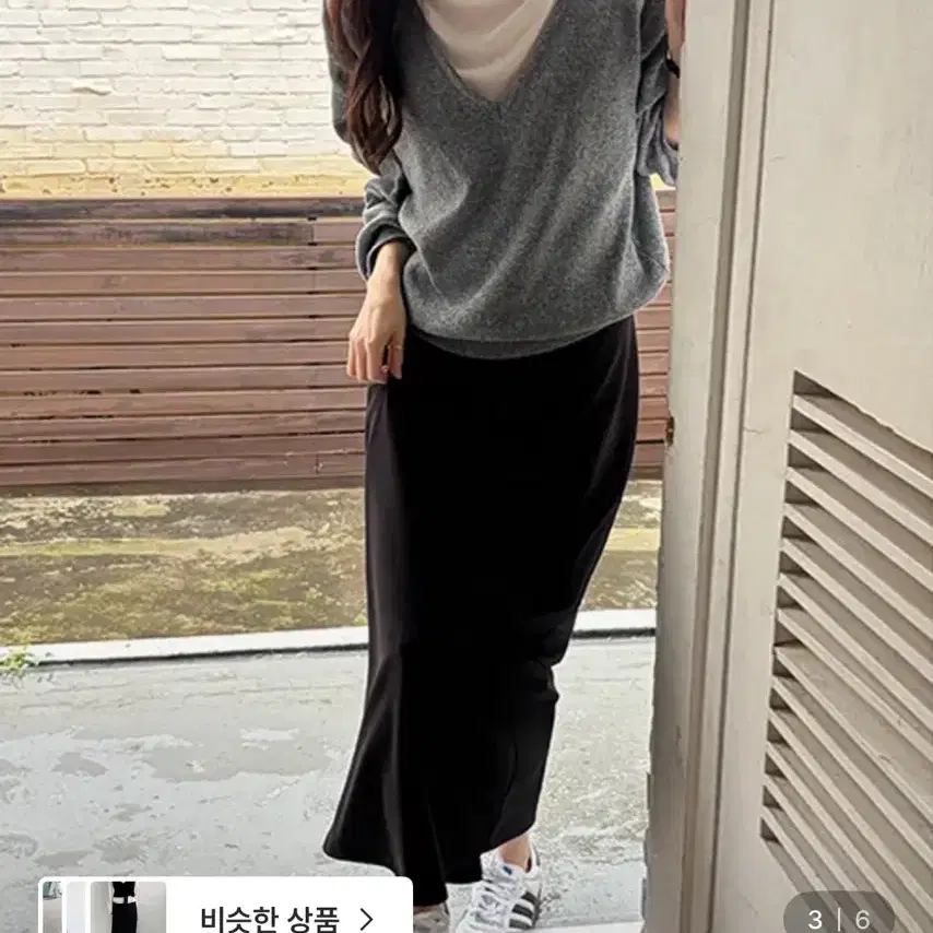 텐가트 기모 스판 롱스커트