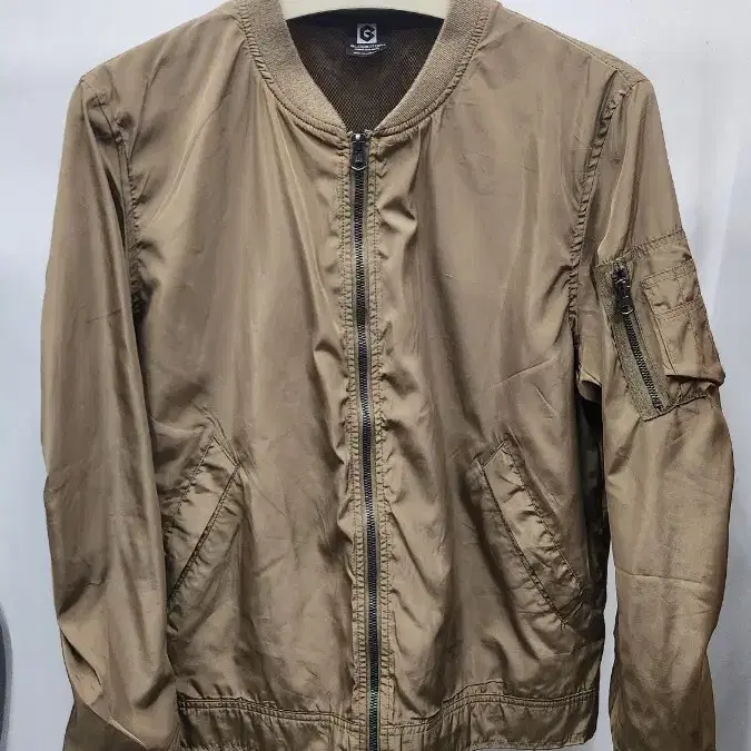 일본 매장판 GLADIATOR G-7010 초경량 플라이트 자켓 (캐멜) 블루종 점퍼 L 넉넉100