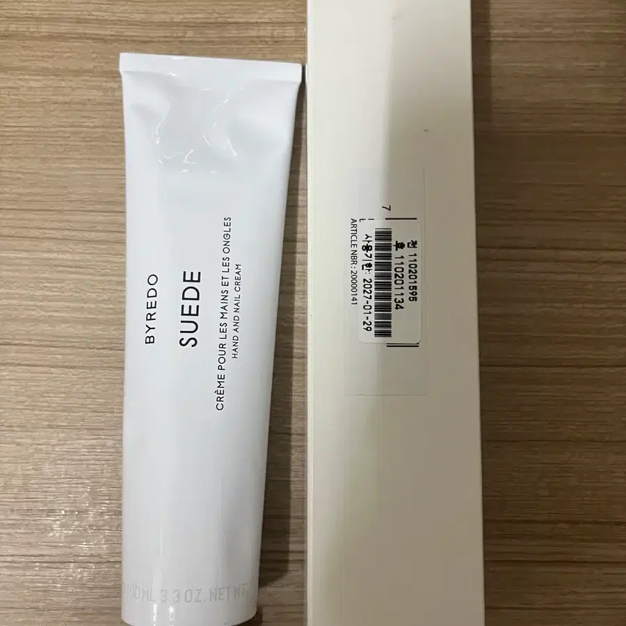 국문택 O 바이레도 스웨이드 suede 핸드크림 100ml 새상품