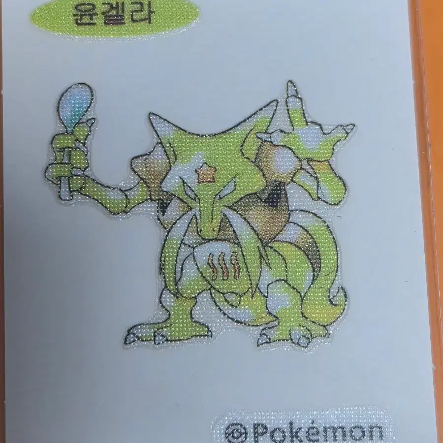포켓몬띠부씰 아트워크_윤겔라