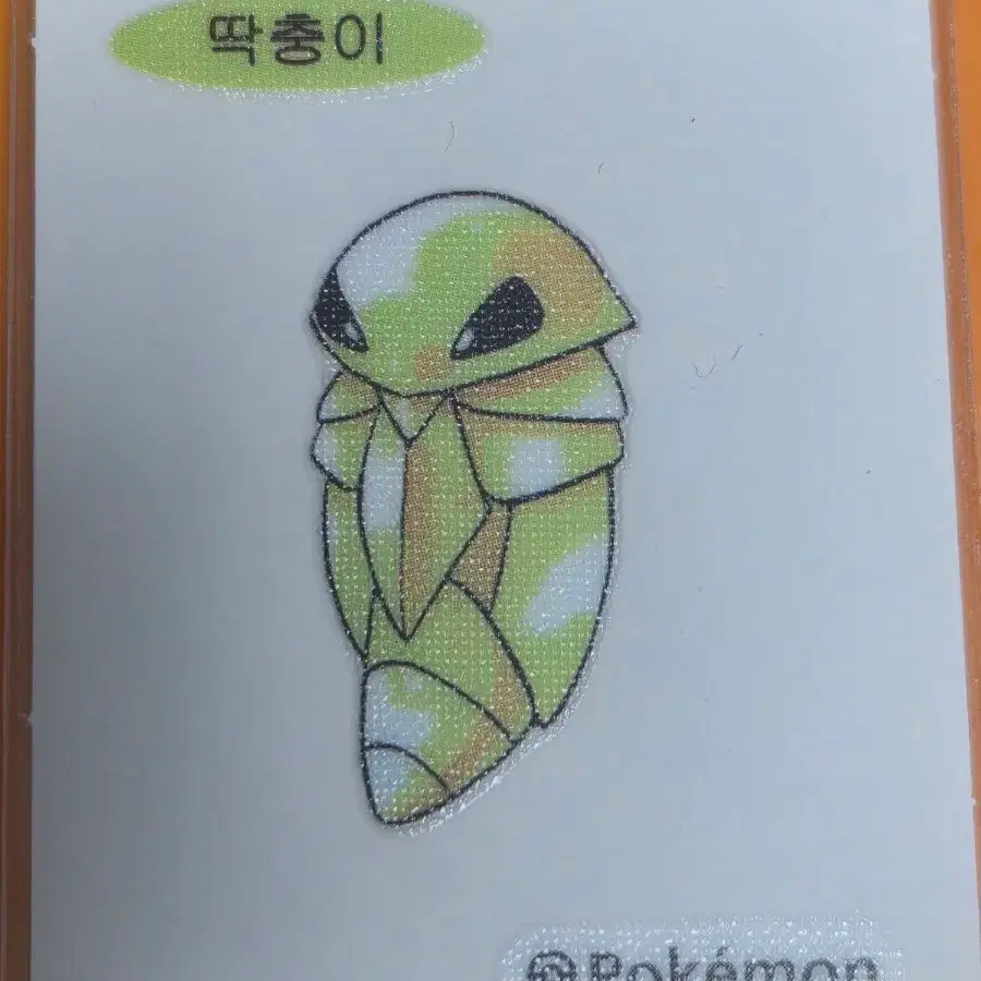 포켓몬띠부씰 아트워크_딱충에