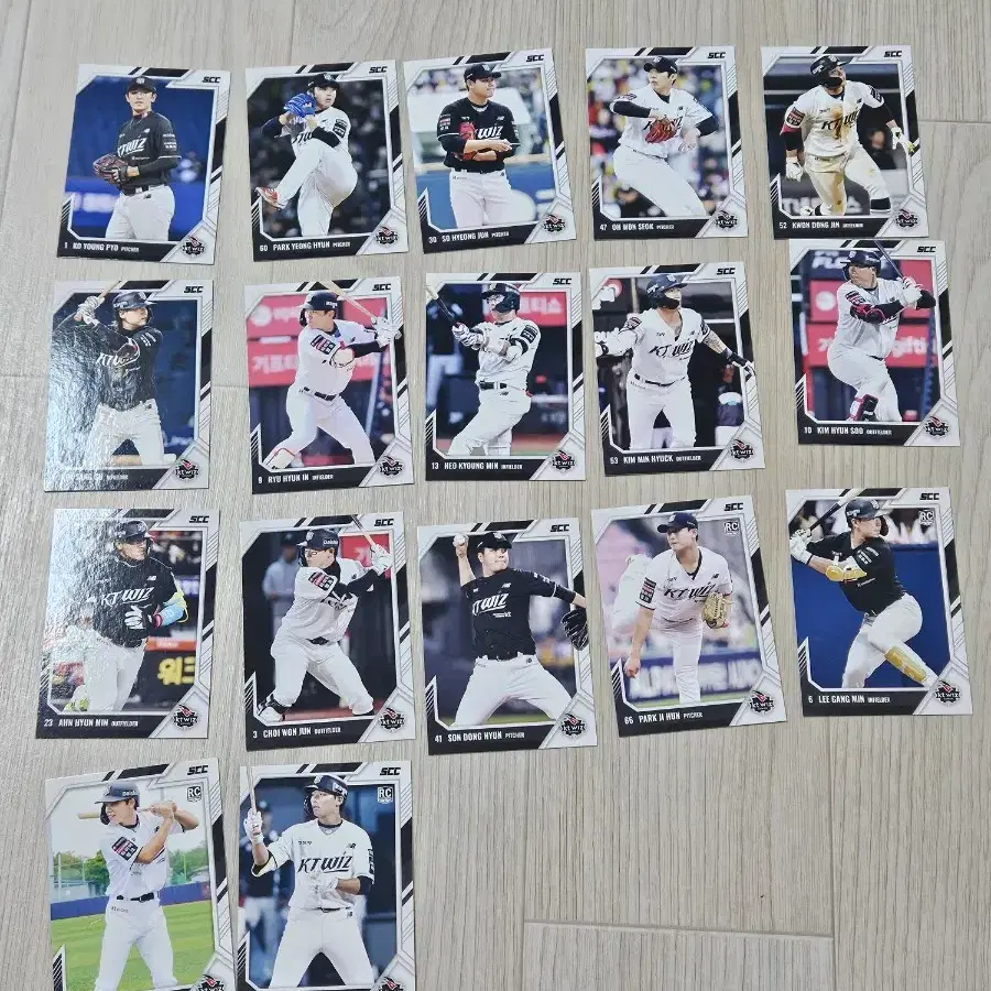 2026 SCC KBO 센세이션 KT 베이스 카드 전종