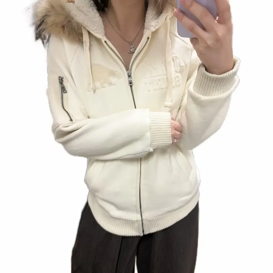 유일매물 지프 라쿤퍼 울프죠 후드집업