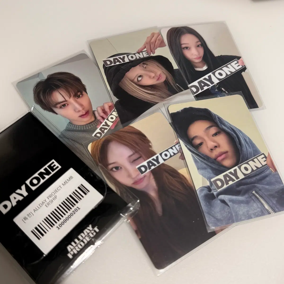 DAY ONE Allday Project Membership 5 Types Set Photocard