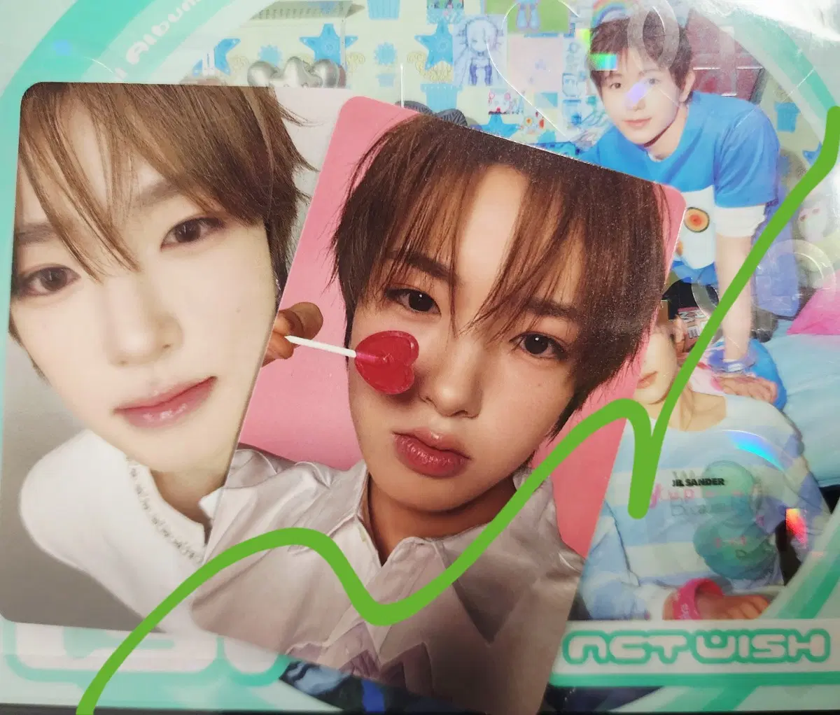 Nct Wish Ispar Digipack Group Sakuya Album Photo + Apple Music Lucky Draw Full Set