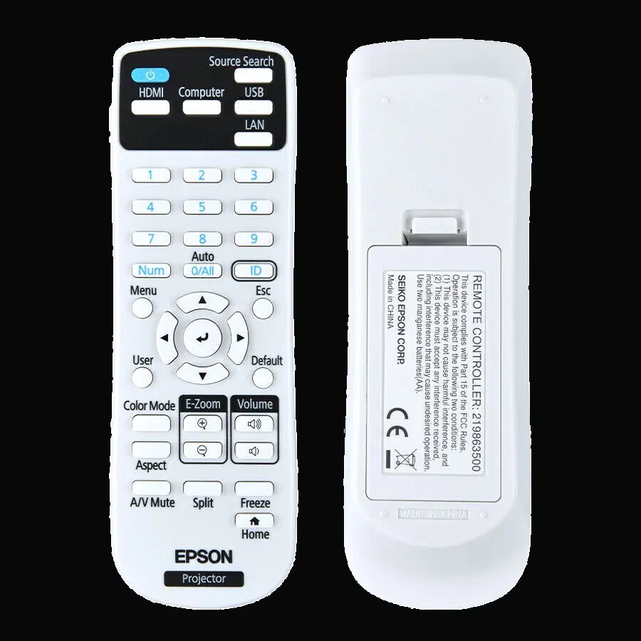 엡손 신형 빔프로젝터 리모컨 EB-X51 EB-992F EB-L200F