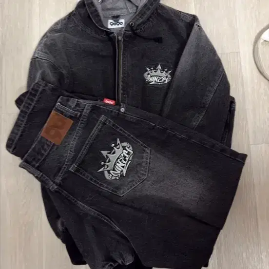 9090 King Logo 데님셋업 (L Size)