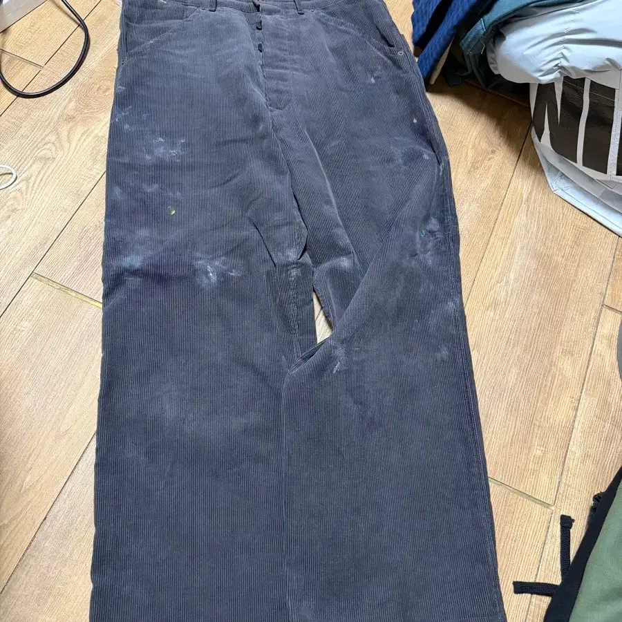 본로우 코듀로이 페인터 팬츠 차콜 3