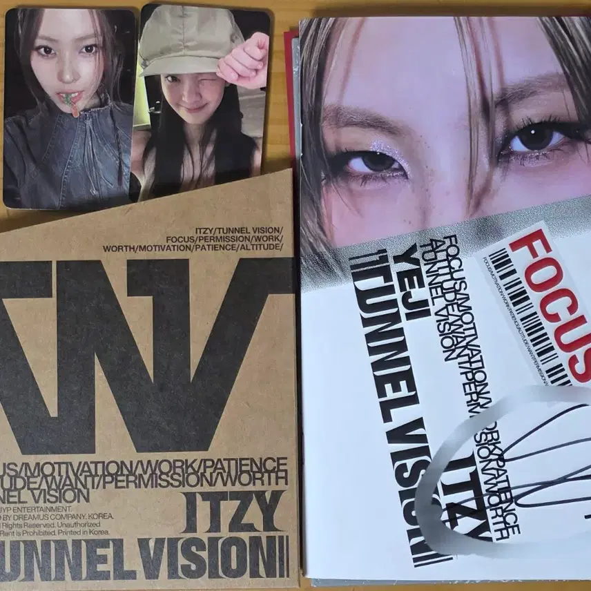 ITZY イェジ 直筆サインレコード