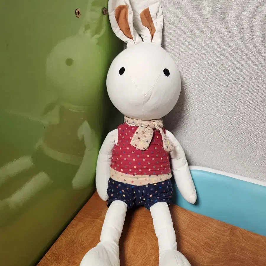 슈크레  토끼 일본 대형인형 50cm