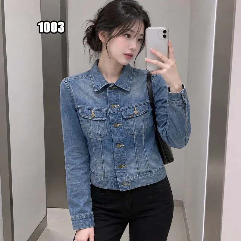 M LEE & Discoat 투포켓 빈티지 데님 자켓
