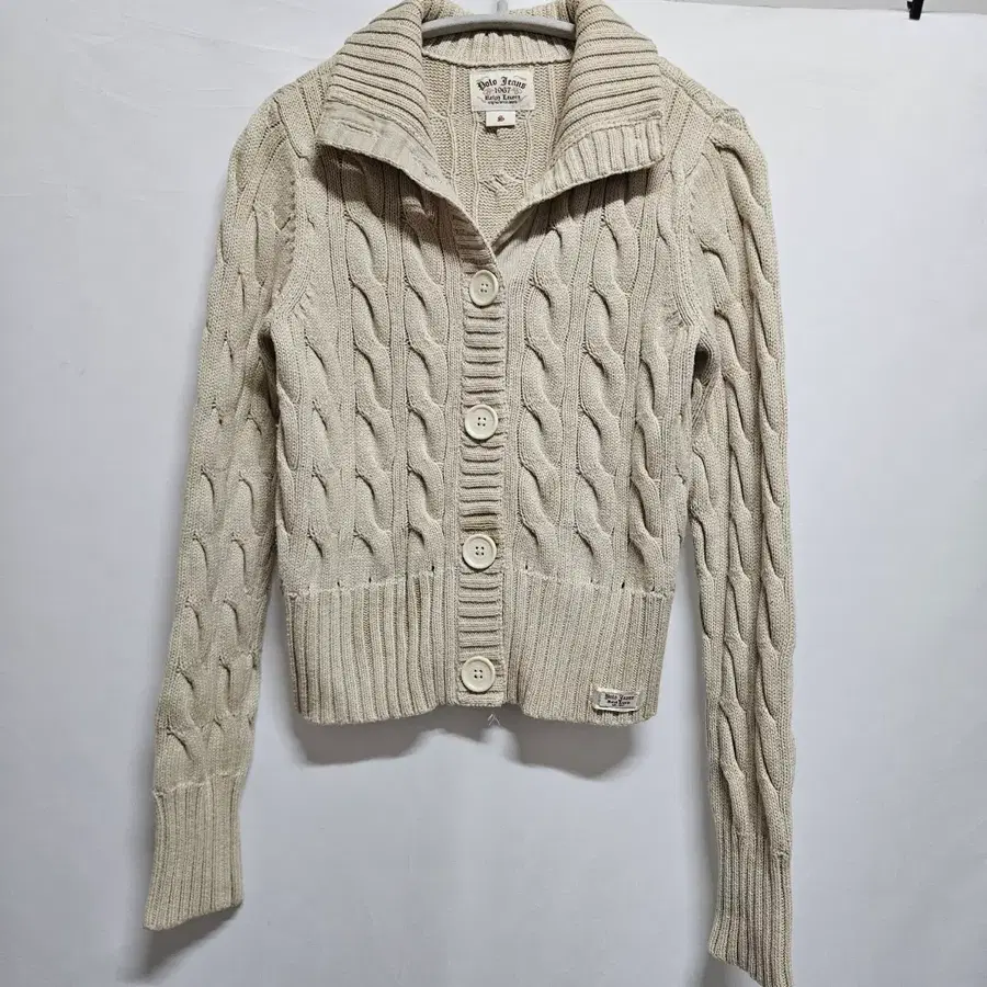 폴로 랄프로렌 폴로 진스 케이블 버튼 가디건 S