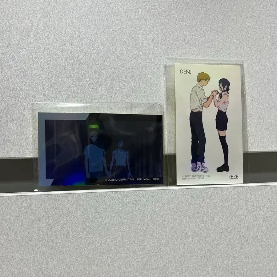 체인소맨 (덴지&레제) 스티커 굿즈 2매 일괄