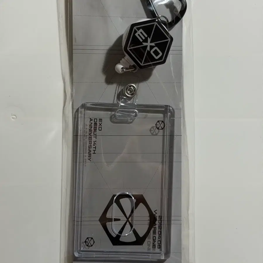 엑소 14주년 포카 홀더 단순개봉 릴홀더