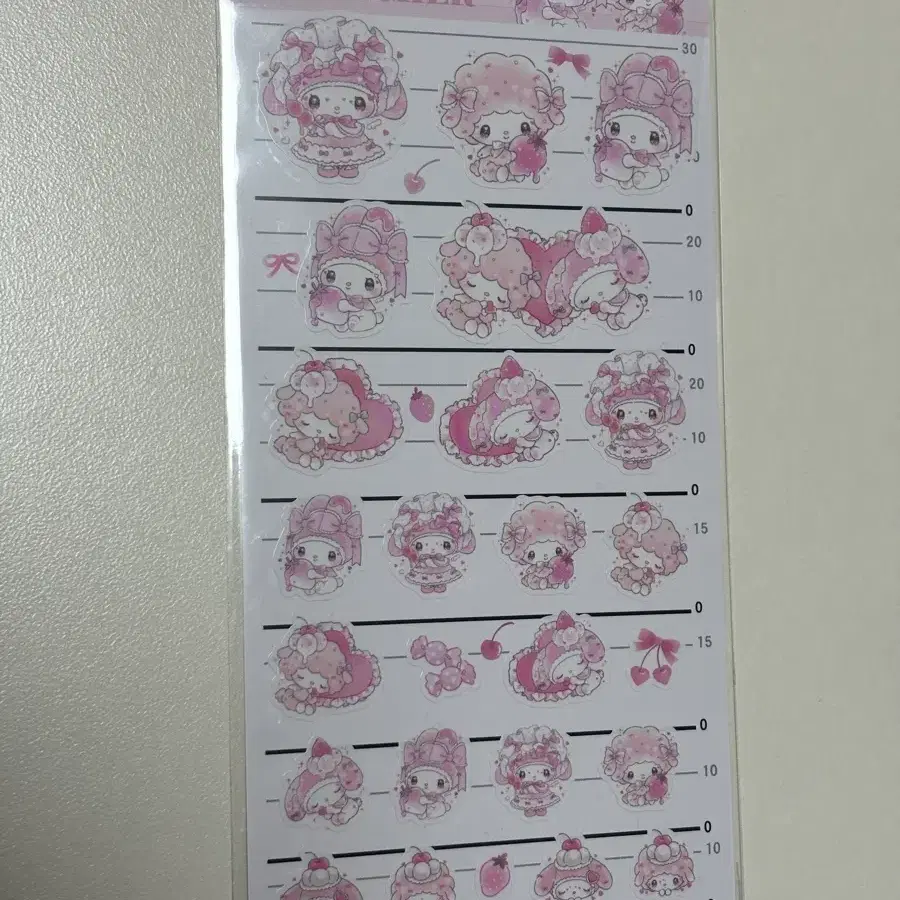 산리오 돌리믹스 스티커 마멜 피아노