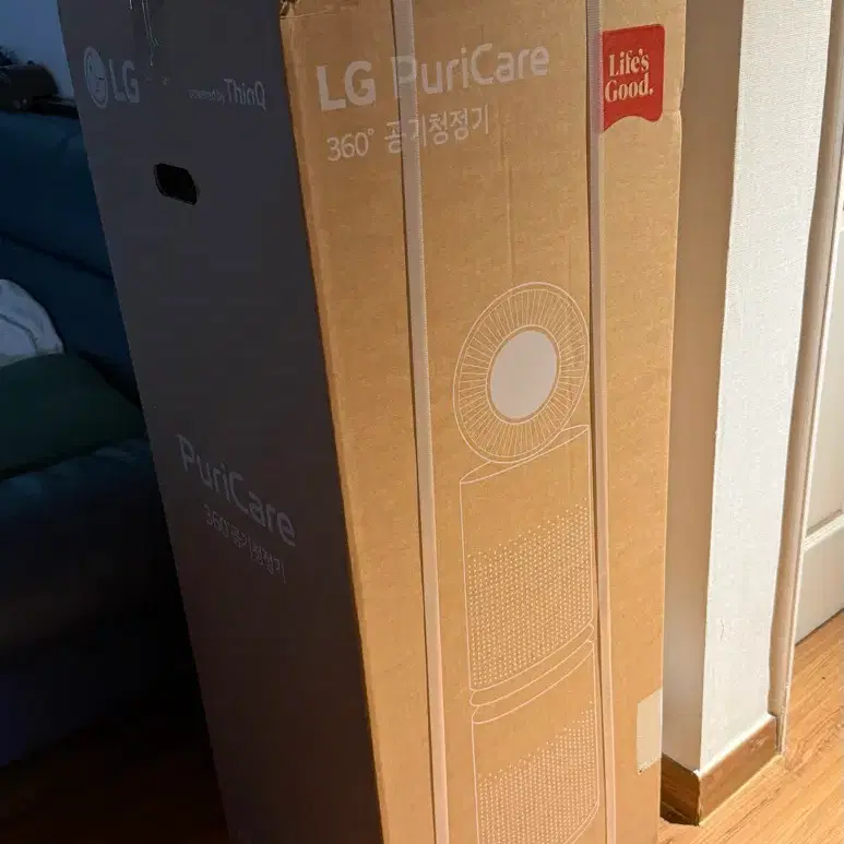 LG 퓨리케어 AI 360 공기청정기 + 무빙휠 세트