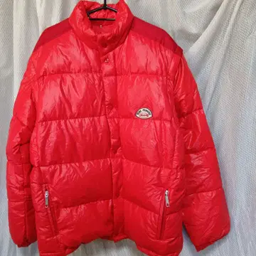 MAM VERO PIUMINO 나일론 다운 자켓 레드 이탈리아제 3L