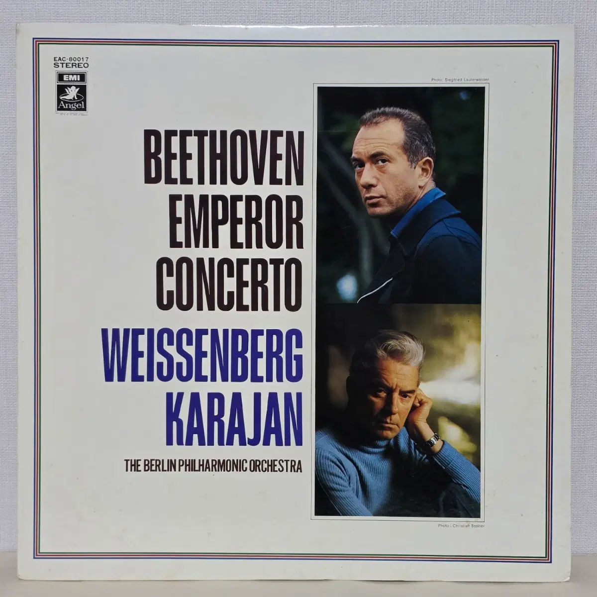 Wiessenberg: Beethoven Piano Concerto No. 5 <Emperor>/Karajan, Berlin Phil, Classic LP