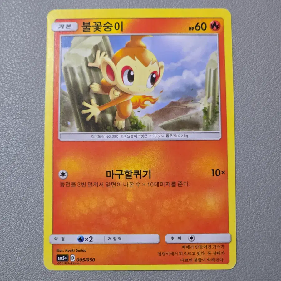 2018 불꽃숭이 카드