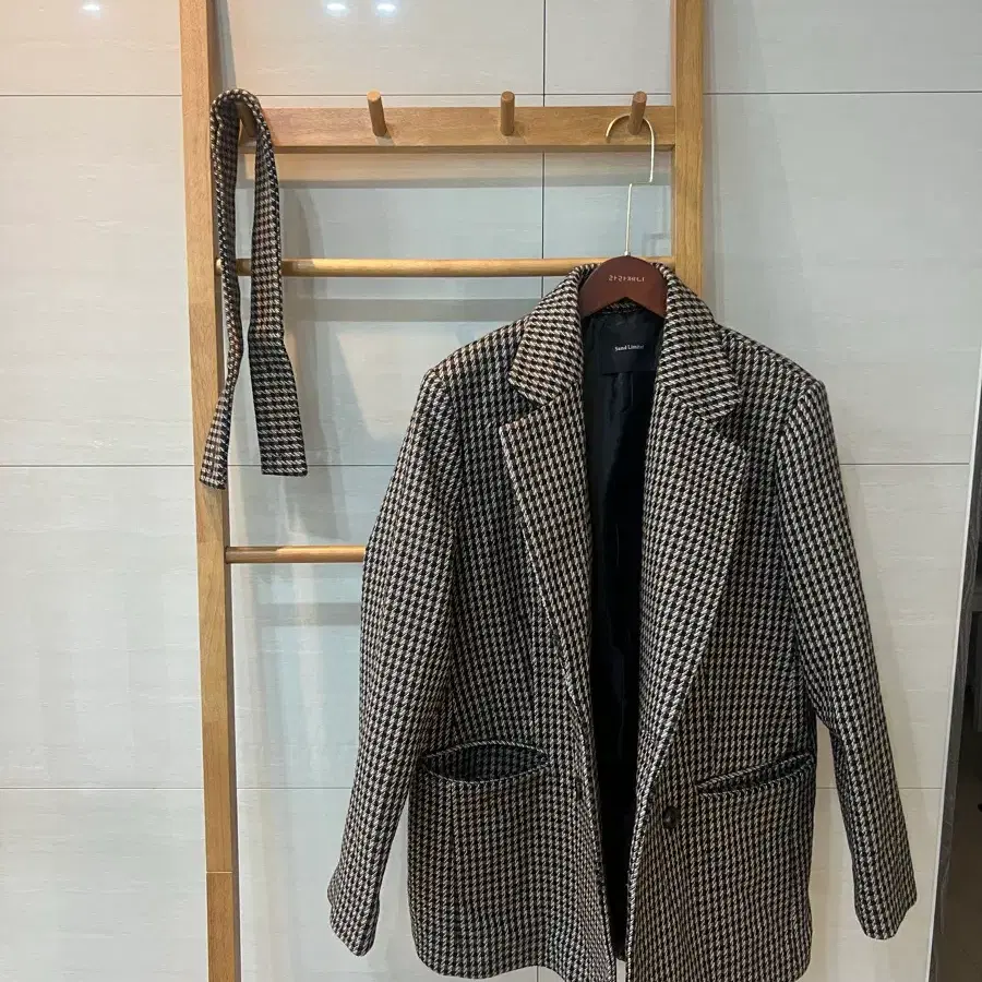 체크 겨울자켓