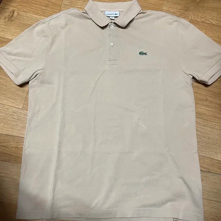 라코스테 카라티 반팔 프렌치레귤러핏 베이지 105사이즈 (L사이즈)