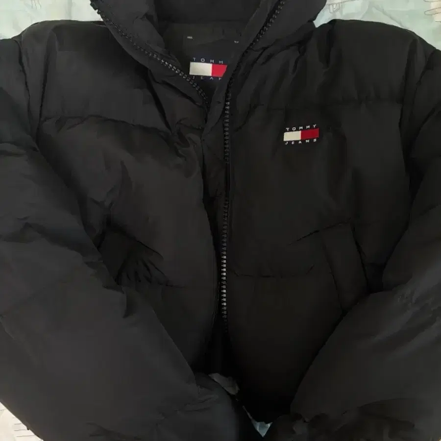 타미진스 숏패딩 블랙