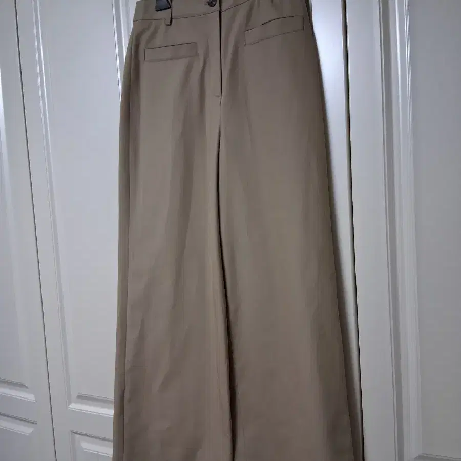 아페쎄 A.P.C 베이지 하이웨이스트와이드팬츠55 26~27인치