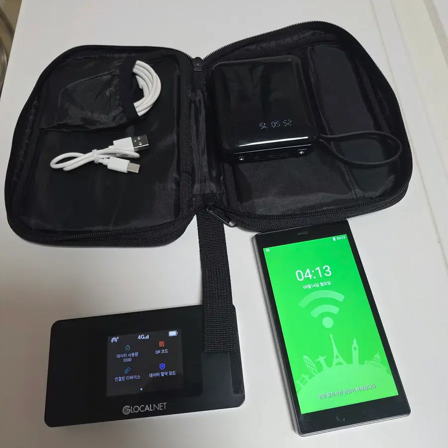 GlocalMe 4G LTE 모바일 핫스팟, 휴대용 와이파이 라우터