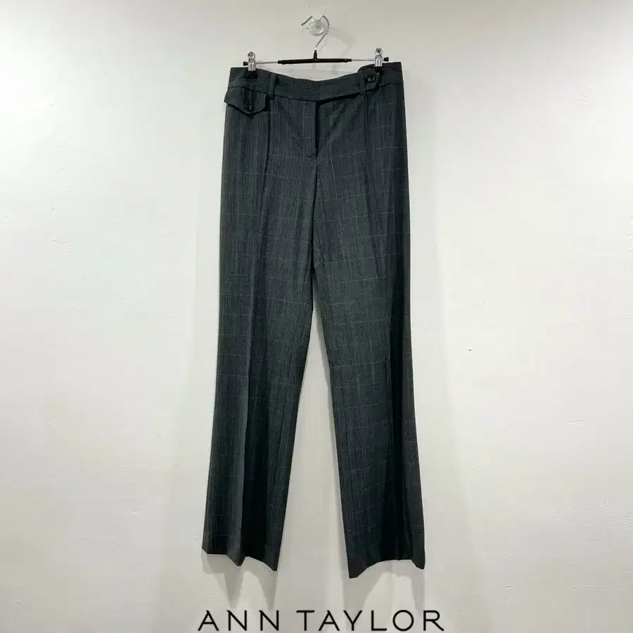 ANN TAYLOR 앤테일러 핀스트라이프 울 슬랙스 (6)
