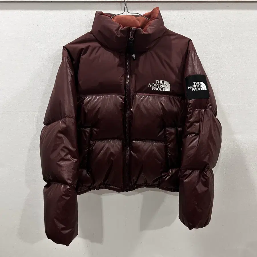 노스페이스 노벨티 코코아 숏패딩