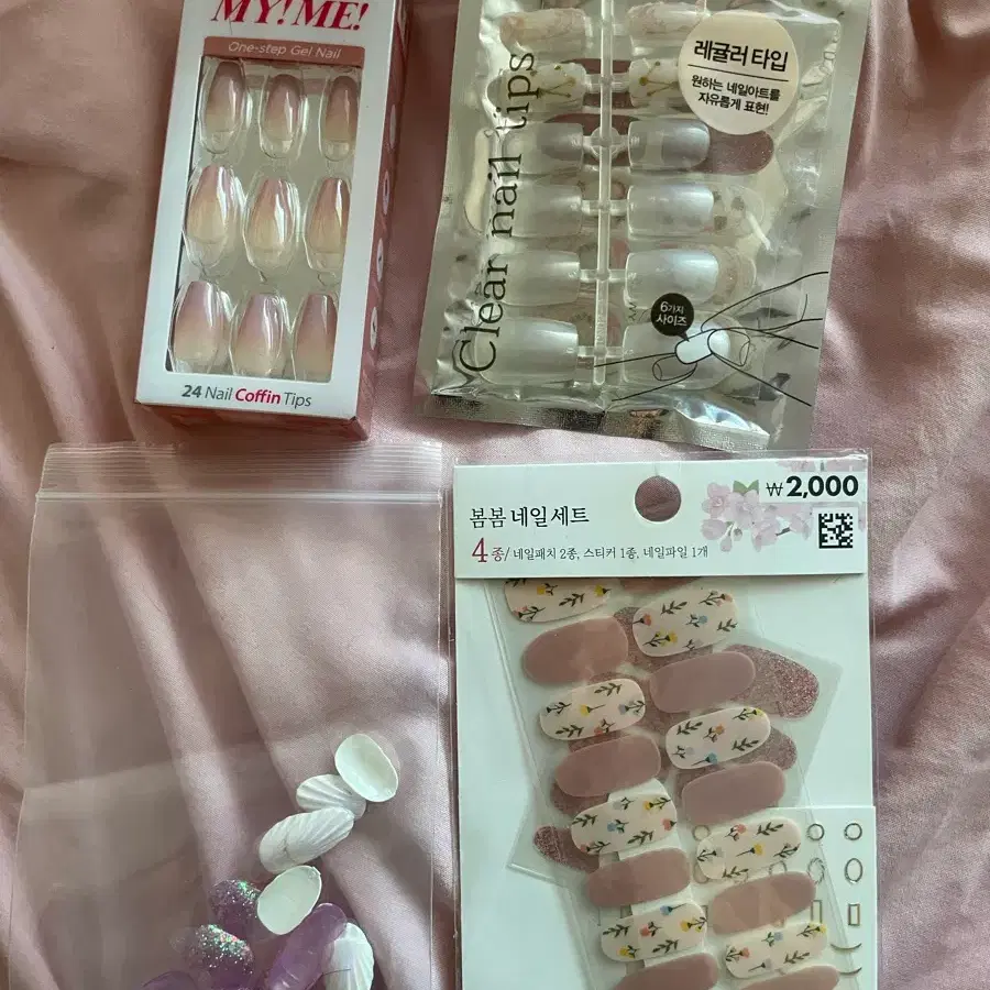 키스 뉴욕 네일팁 세트 일괄 (레귤러, 봄봄, 코핀)